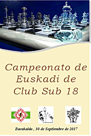 Camponado de Euskadi de Ajdrez de clubes Sub 18,  2017